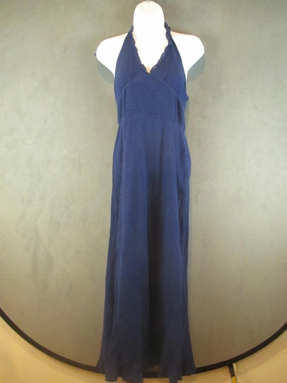 Maeve Royal Blue Halter Maxi Dress